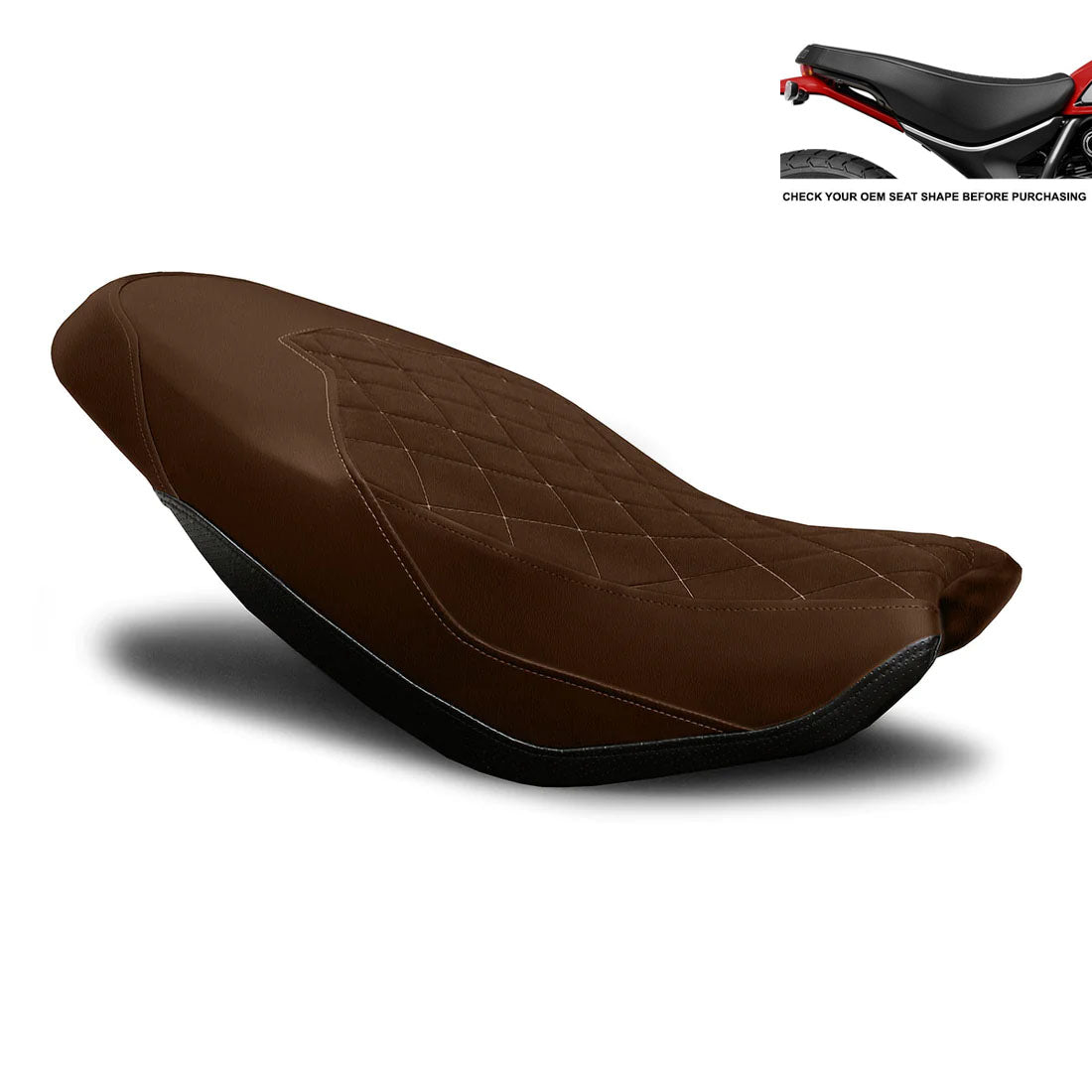 Ducati | Scrambler 15-22 | Sport | Diamond | Rider Seat Cover