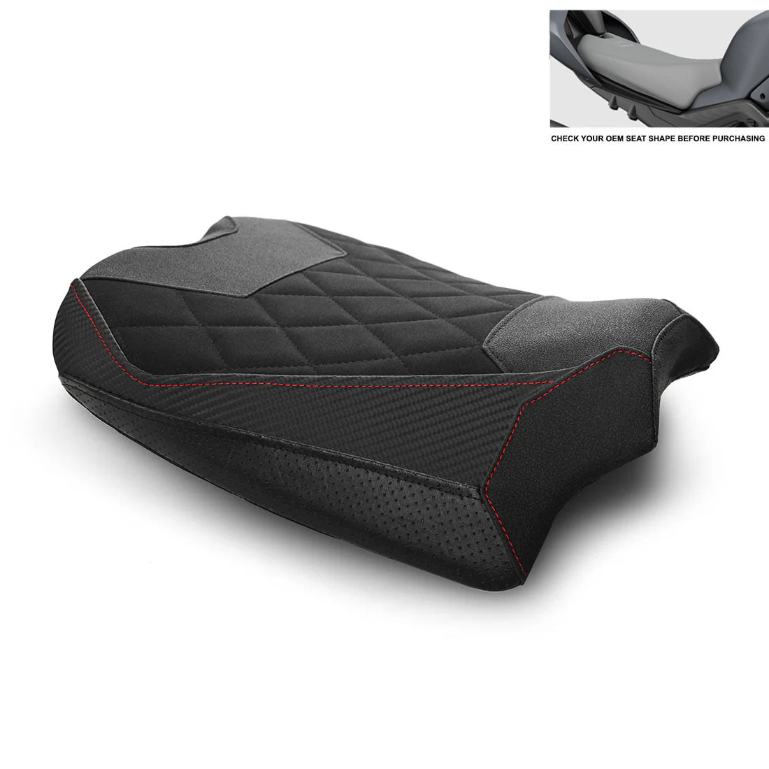 Ducati | Streetfighter V4 23-24 | Diamond Grezzo | Rider Seat Cover