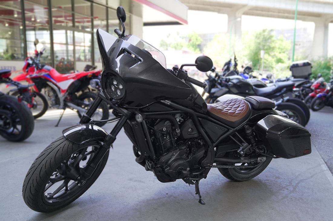 Honda Rebel 1100 22-24 | Hex-Diamond | Rider Seat Cover