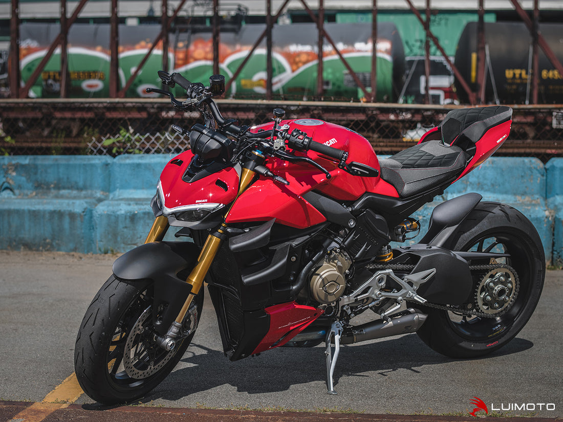 Ducati | Streetfighter V4 23-24 | Diamond Grezzo | Rider Seat Cover