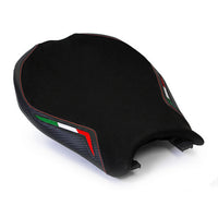 Ducati | 848 07-13, 1098 08-13, 1198 08-13 | Team Italia Suede | Rider Seat Cover