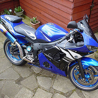 Yamaha | R6 03-05, R6S 06-09 | Flame | Passenger Seat Cover