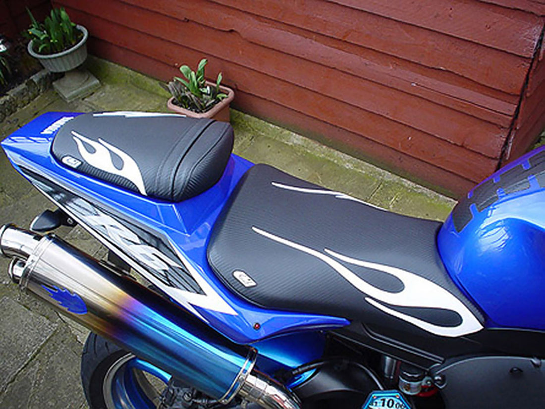 Yamaha | R6 03-05, R6S 06-09 | Flame | Passenger Seat Cover