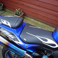 Yamaha | R6 03-05, R6S 06-09 | Flame | Passenger Seat Cover