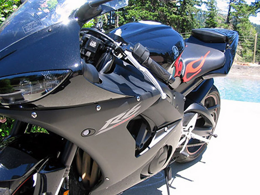 Yamaha | R6 03-05, R6S 06-09 | Flame | Rider Seat Cover
