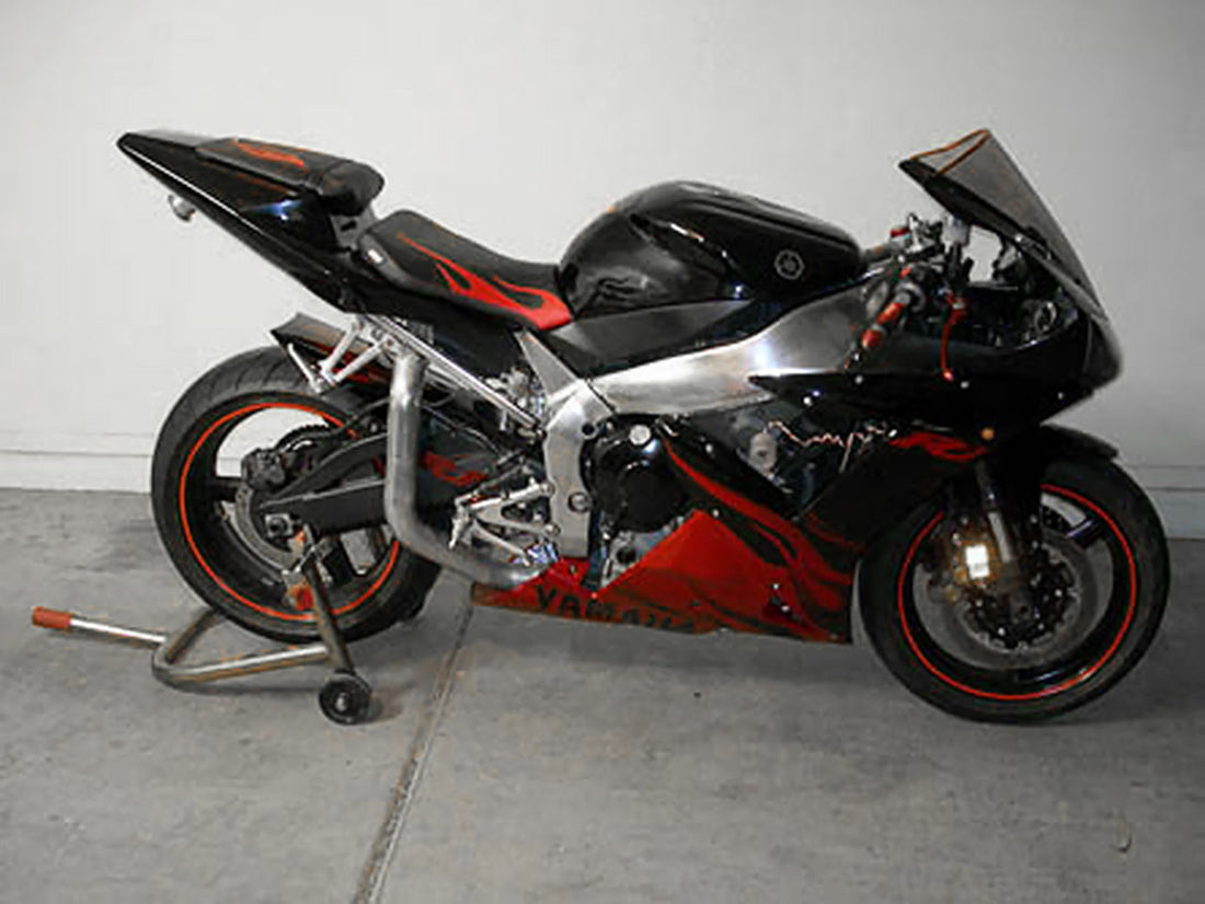 Yamaha | R1 02-03 | Flame | Rider Seat Cover