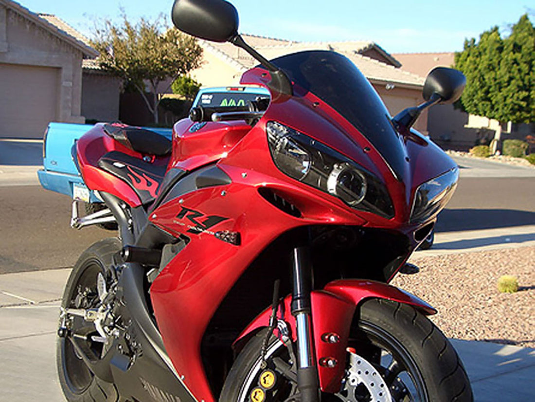 Yamaha | R1 04-06 | Flame | Rider Seat Cover