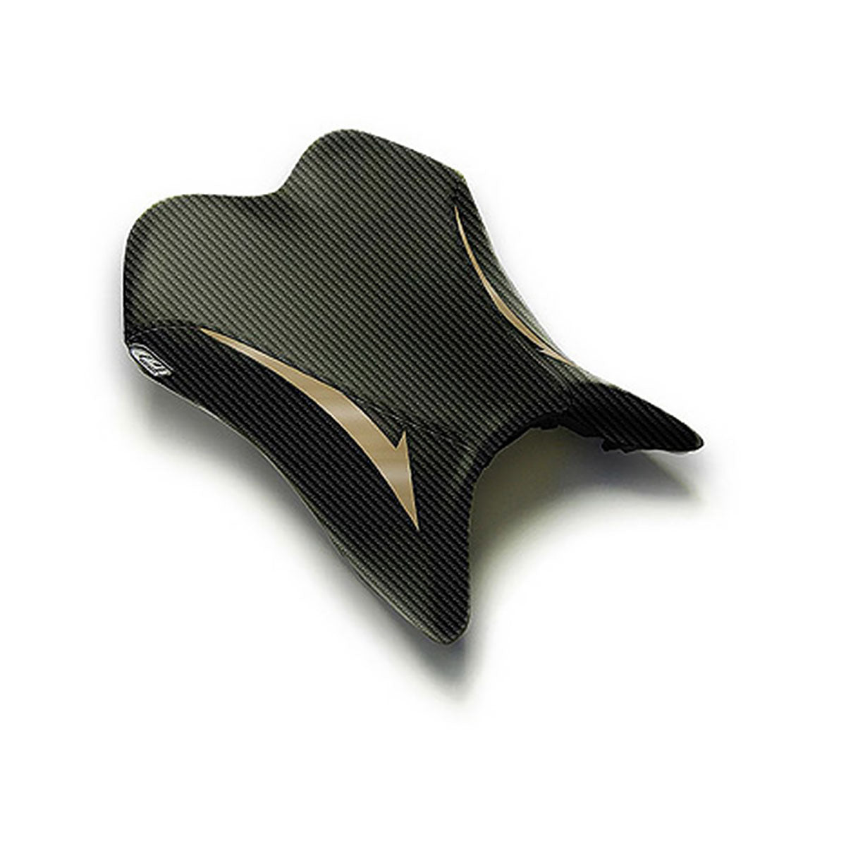 thumbnail image 2 of Yamaha YFZ450 Seat Cover 2004-2013 – Black/Gold/Yellow With Gripper Ribs & Logo 2 of 2