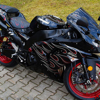 Kawasaki | Ninja ZX-10R 06-07 | Flame | Rider Seat Cover