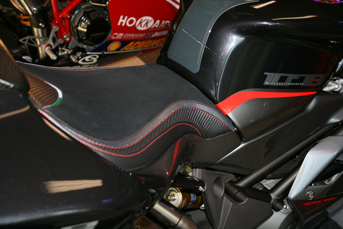 MV Agusta | F4 99-09 | Team Italia Suede | Rider Seat Cover