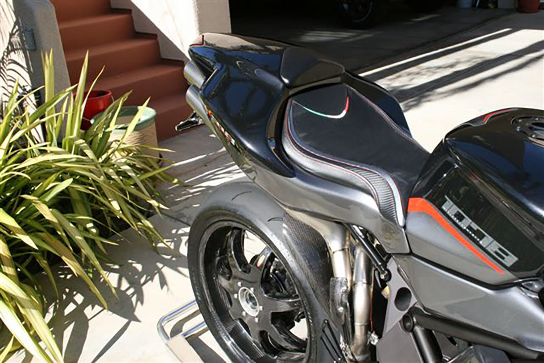 MV Agusta | F4 99-09 | Team Italia Suede | Rider Seat Cover