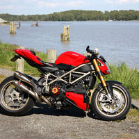Ducati | Streetfighter 09-15 | Team Italia Suede | Rider Seat Cover