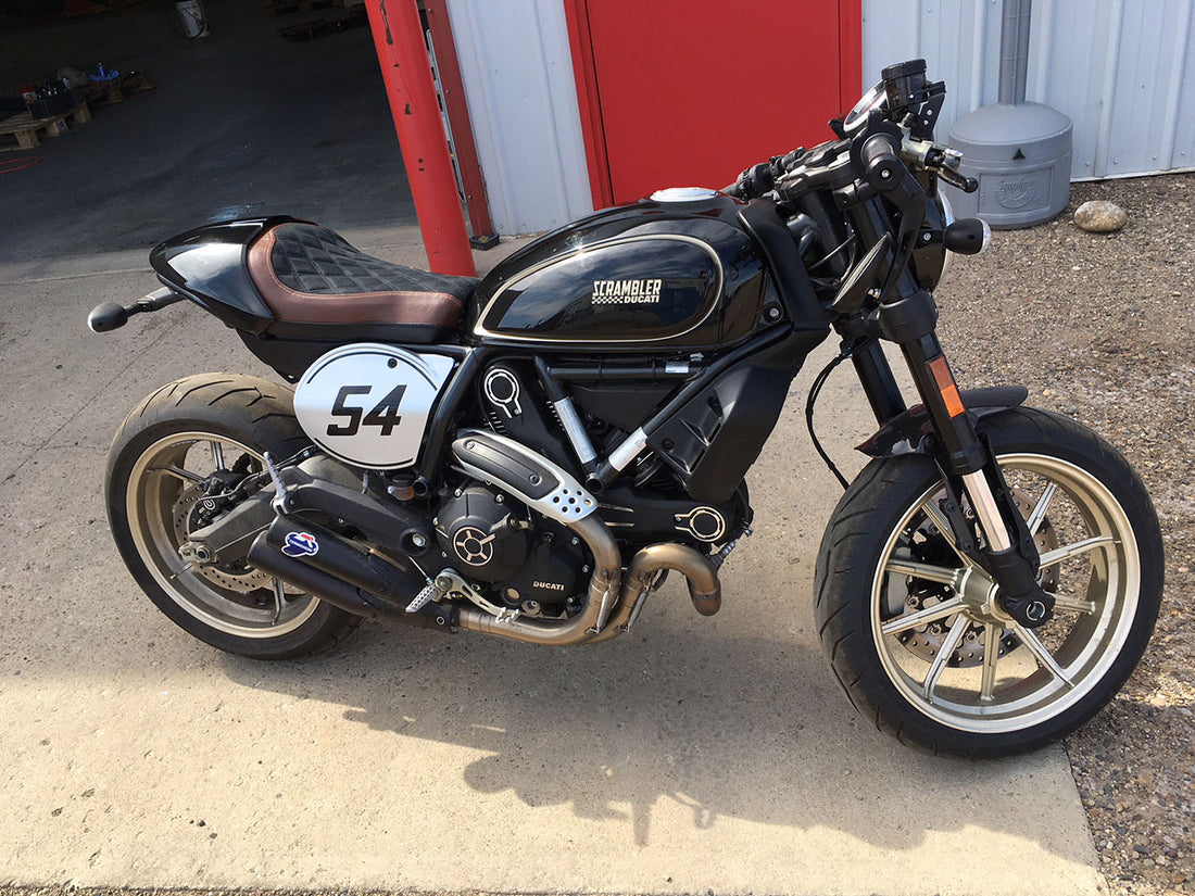 Ducati | Scrambler Cafe Racer 17-21 | Diamond II | Rider Seat Cover