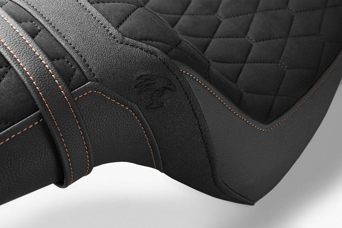 Harley Davidson | Fat Bob 18-23 | Hex-Diamond | Rider Seat Cover