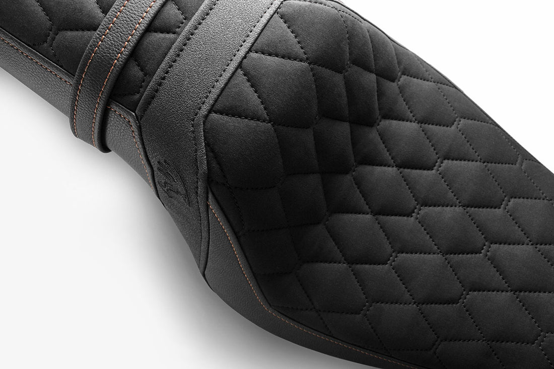 Harley Davidson | Fat Bob 18-23 | Hex-Diamond | Rider Seat Cover