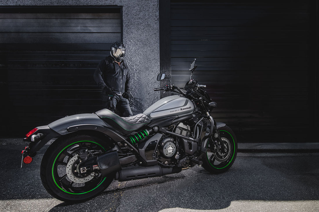Kawasaki | Vulcan S 15-25 | Hex-Diamond | Rider Seat Cover