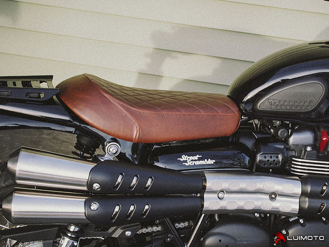 Triumph | Street Scrambler 17-22 | Vintage Diamond | Rider Seat Cover