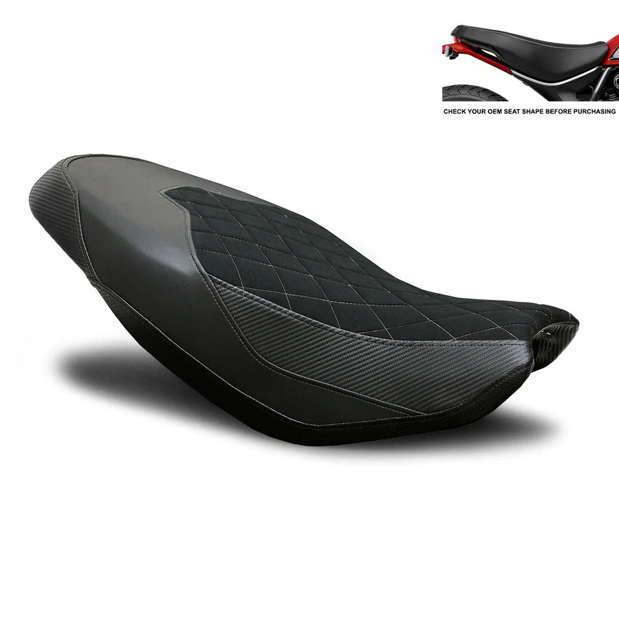 Ducati | Scrambler 15-22 | Sport | Diamond | Rider Seat Cover