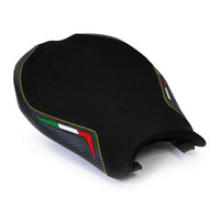 Ducati | 848 08-13, 1098 08-13, 1198 08-13 | Team Italia Suede | Rider Seat Cover