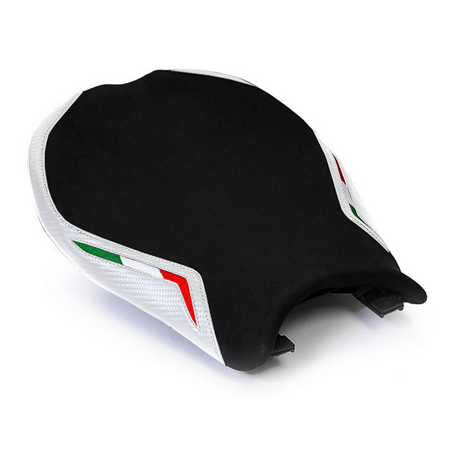 Ducati | 848 08-13, 1098 08-13, 1198 08-13 | Team Italia Suede | Rider Seat Cover