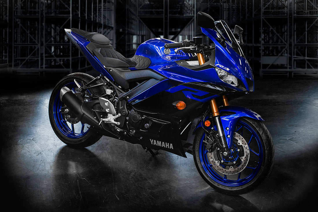 Yamaha | R25 14-18, R25 19-20, R3 15-18, R3 19-23, MT-03 20-23 | Diamond | Rider Seat Cover