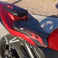 Yamaha | R1 04-06 | Flame | Rider Seat Cover