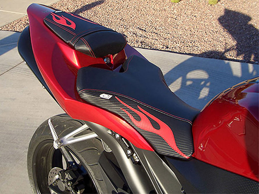 Yamaha | R1 04-06 | Flame | Rider Seat Cover