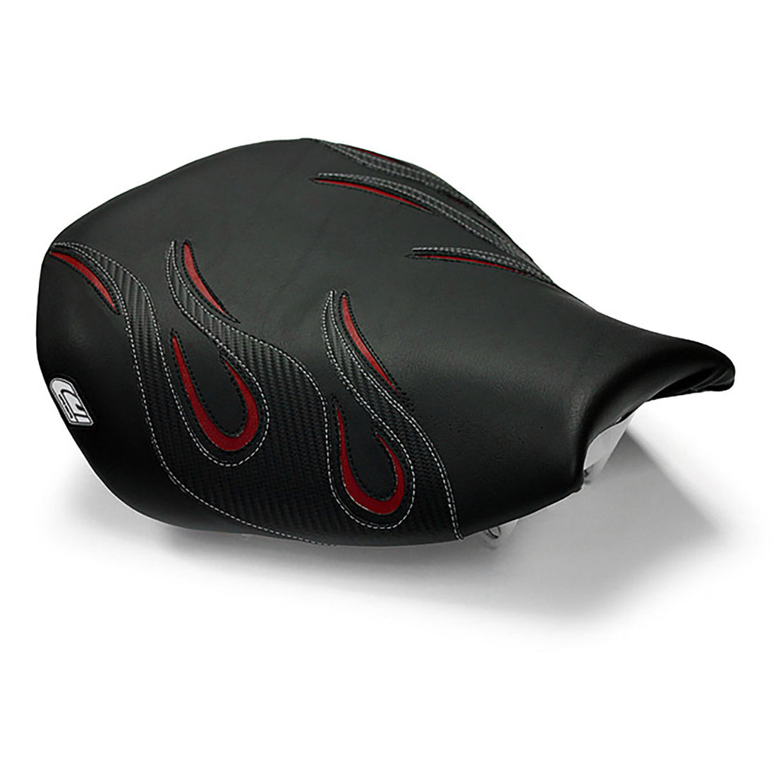 Carbon Fiber Texture Seat Covers Front & Rear For Kawasaki Ninja ZX10R (2008-2010) Black