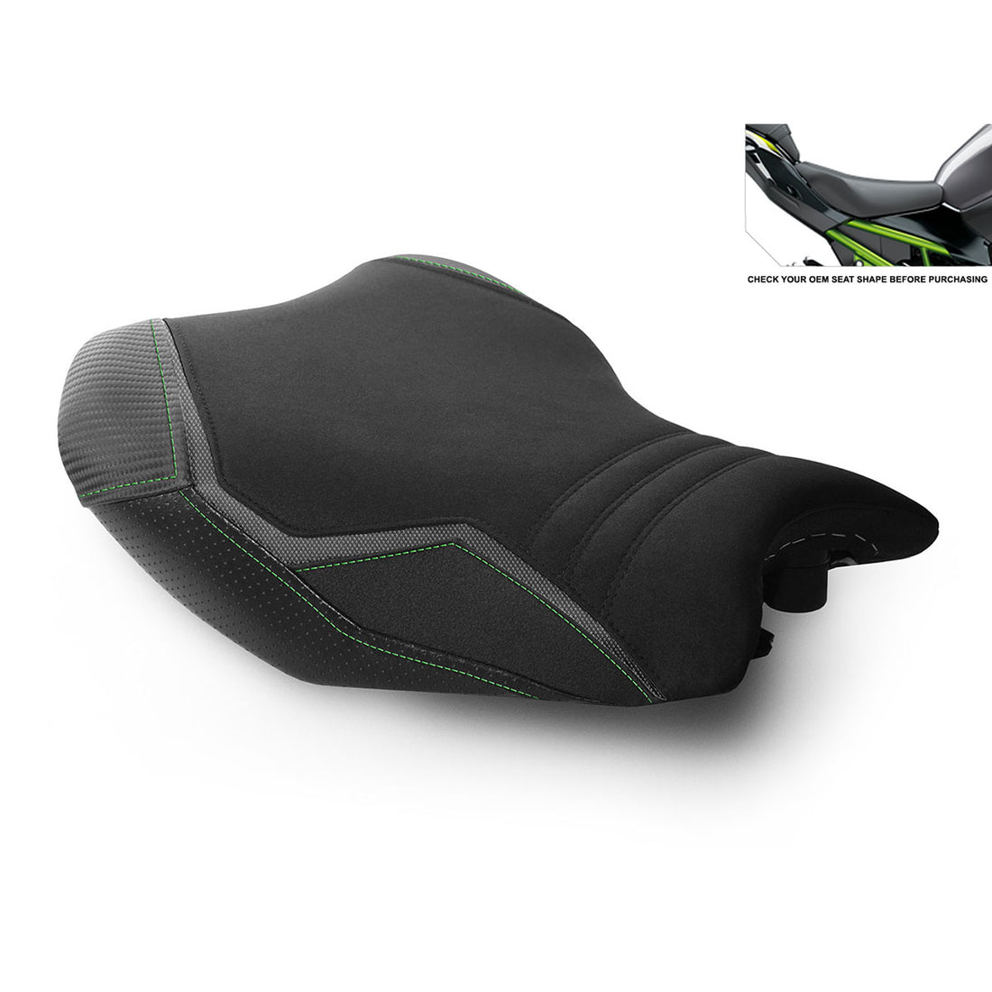 Kawasaki | Z900 20-23 | Sport Ergo Fit Extended Reach | Rider Seat Cover