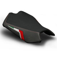 Aprilia | Tuono V4 11-20, Tuono V4 Factory 1100 15-20, RSV4 09-20 | Team Italia Suede | Gel Sport Rider Seat Cover