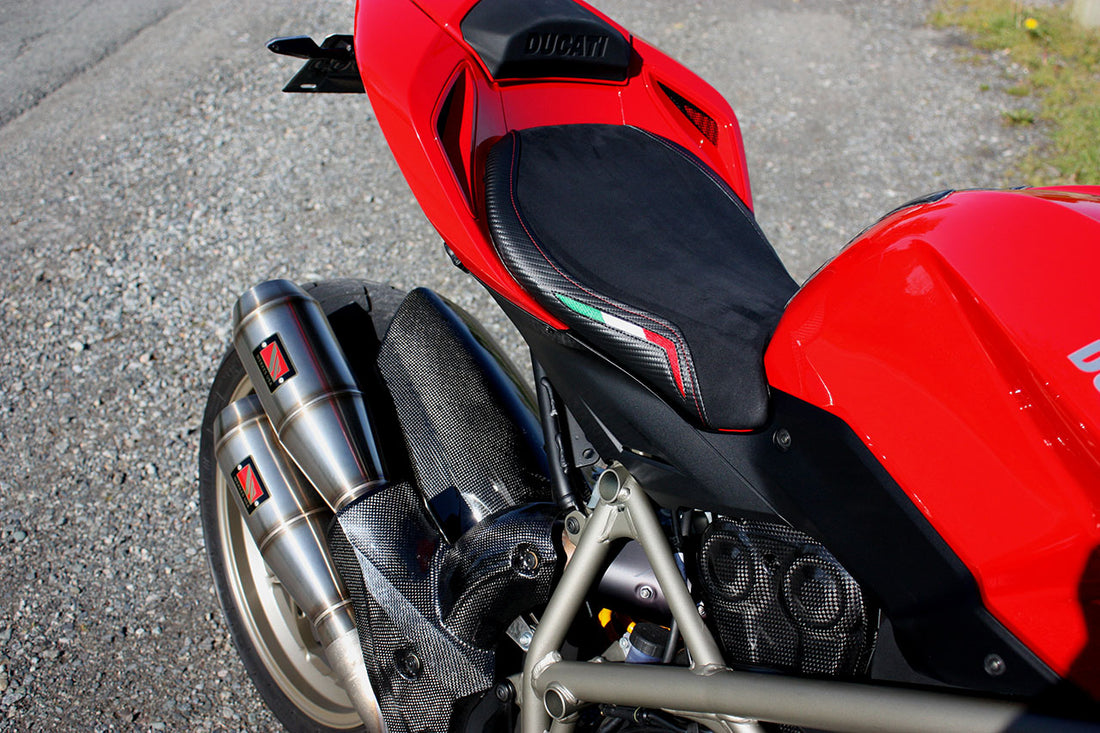 Ducati | Streetfighter 09-15 | Team Italia Suede | Comfort Rider Seat Cover