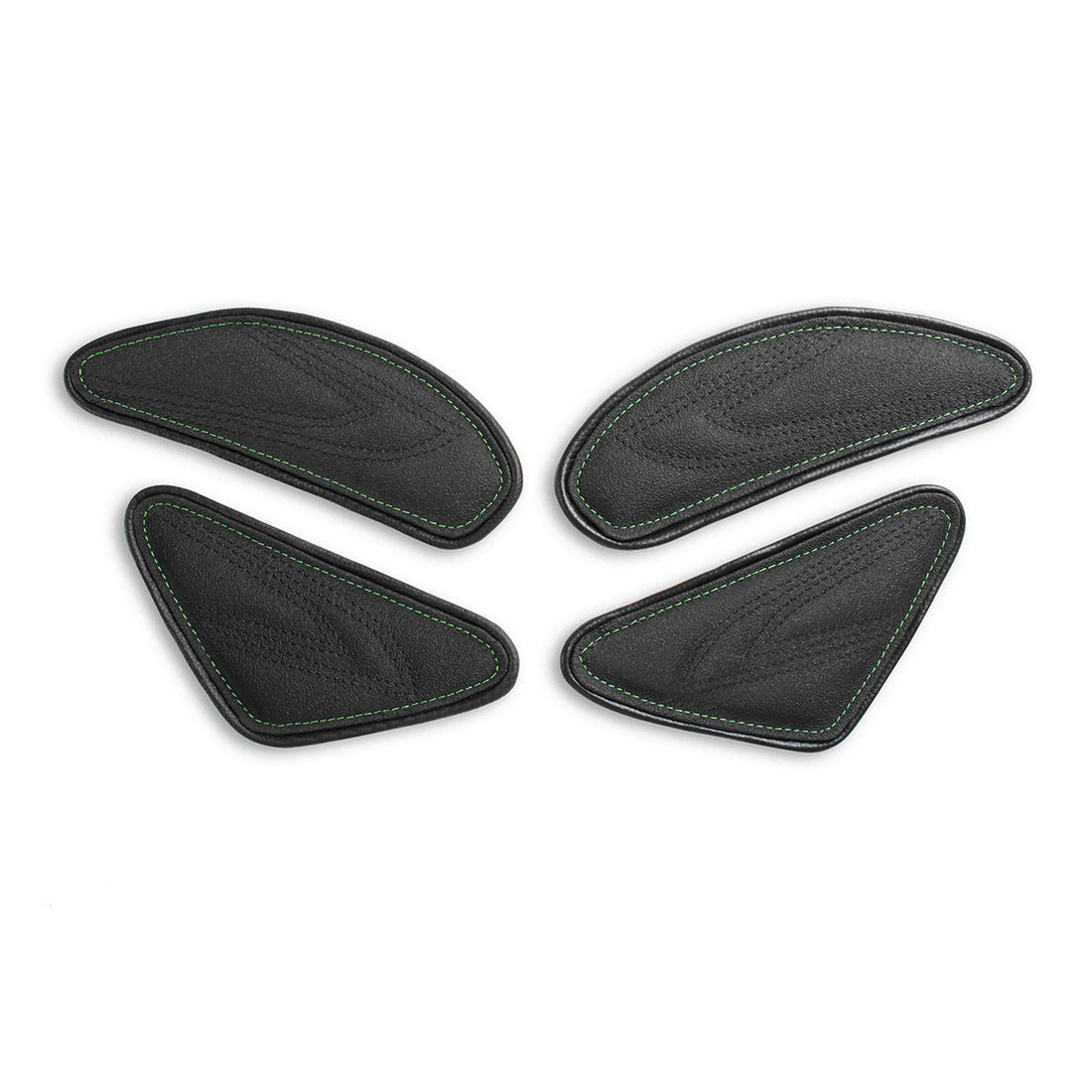thumbnail image 2 of Black Rubber Tank Knee Grips For Kawasaki A7 B1L B1LA 125 - Left & Right Pair 2 of 5