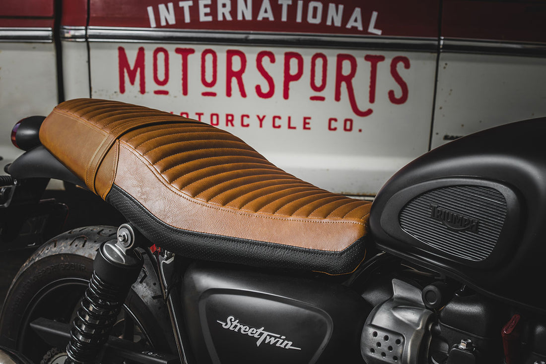 Triumph Street Twin | 2016-18 | Vintage Classic | Motorcycle Seat Cover ...