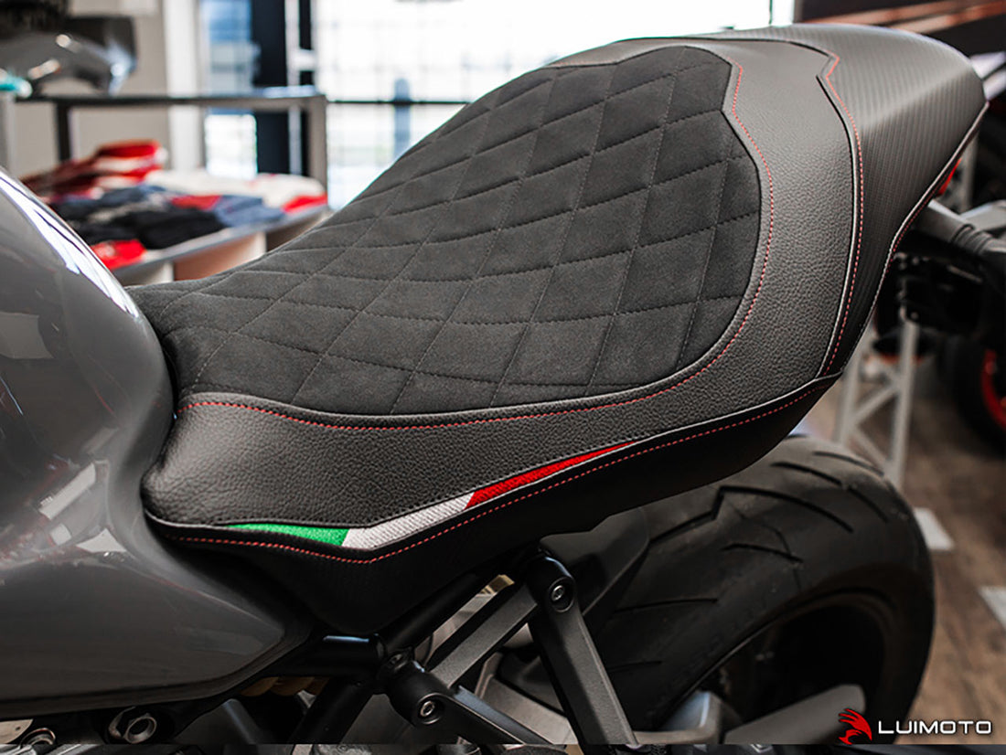17-21 Ducati Monster 821, 1200 Rider Seat Cover (Diamond) – Luimoto