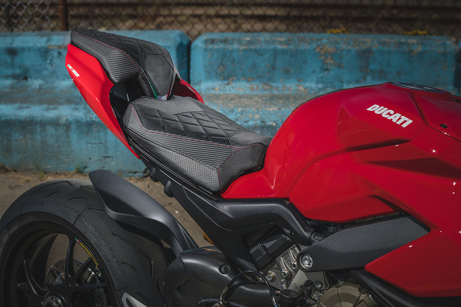Ducati | Streetfighter V4 20-23 | Diamond Grezzo | Passenger Seat Cover