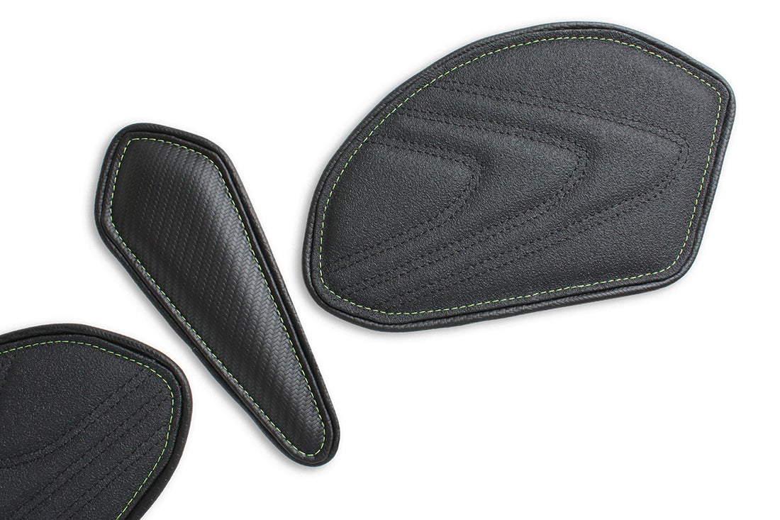 Labelbike 3D Adhesive Parasol Tank Protector For Suzuki GSX-R Motorcycles – Black, Made In Italy